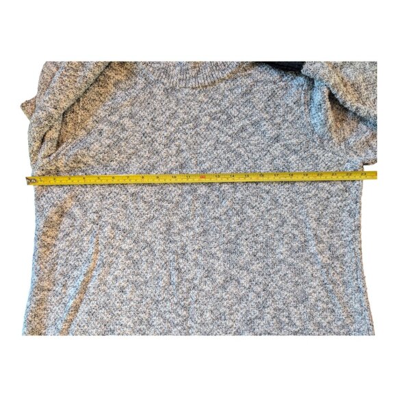 L.L. Bean Signature Cotton/Linen Ragg Sweater, Women's Large, Gray Black - Picture 7 of 11